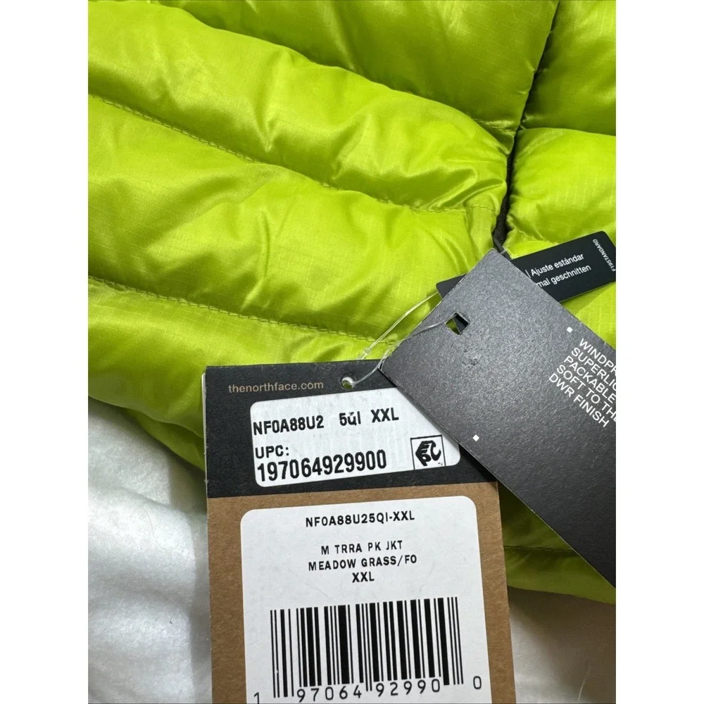 The North Face Men's Terra Peak Jacket Meadow Grass Size XXL NWT $220 MSRP